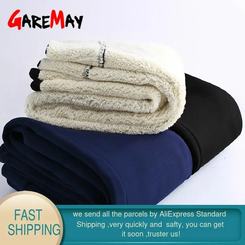 winter warm pants for women high waisted black women's fleece wool trousers Casual Skinny Stretch Leggings Solid Female | Женская