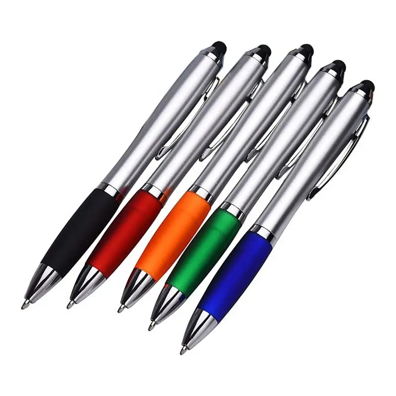 5 упаковок 2 в 1 клик стилус и шариковая ручка для iPhone iPad Galaxy Tablet всех емкостных