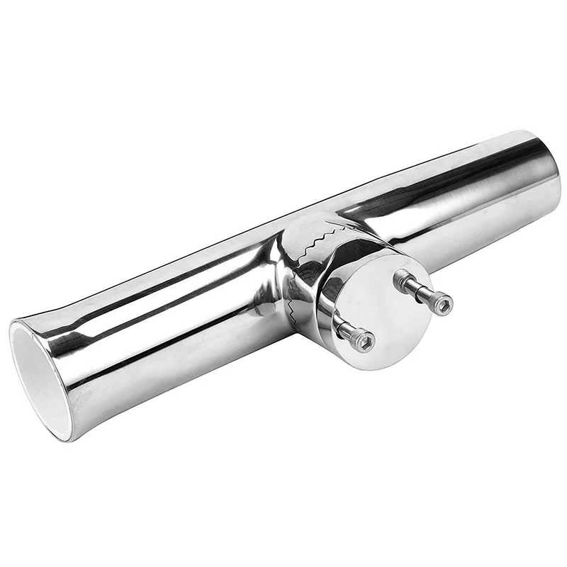 

Fishing Pole Stand Bracket Stainless Steel Fishing Marine Accessory Tool fit for Rails 7/8'' to 1'' Boat Fishing Rod Holder