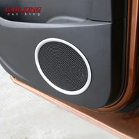 4pcs abs plastic car styling accessories audio speaker stereo decorative ring cover loop for ford kuga escape 2013 2014 2017