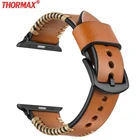 Ремешок кожаный для Apple watch Band 5 40 мм 44 мм Series 5 4 3 2 1 38 мм42 мм