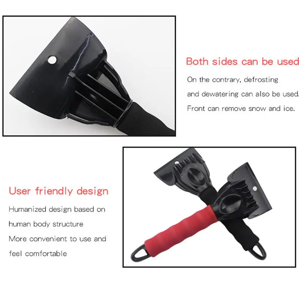 Car Windshield Ice Scraper Plastic Snow Shovel Brush Removal For Cars And Small Trucks |