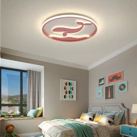 modern nordic acrylic led ceiling lamp pink blue shark indoor lighting ceiling lamp childrens room girl room bedroom