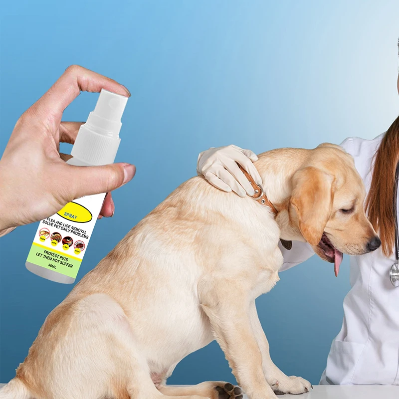 

Cat Flea and Tick Control Spray for Cat Dogs Safe to Use 30ml/50ml/100ml CLH@8