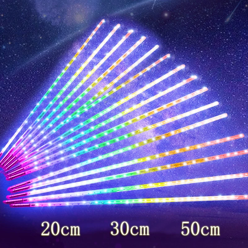 Новогодняя Водонепроницаемая светодиодная гирлянда метеоритный дождь 30 см 50 8