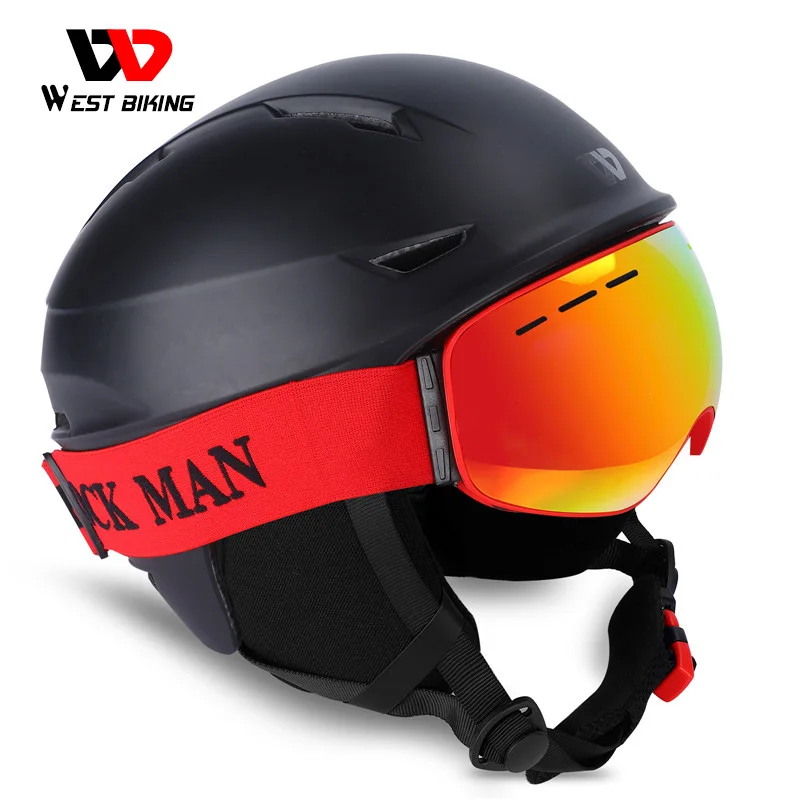 

Зимний велосипедный шлем WEST BIKING, регулируемый сверхлегкий спортивный защитный шлем для горных и дорожных велосипедов, для езды на мотоцикл...