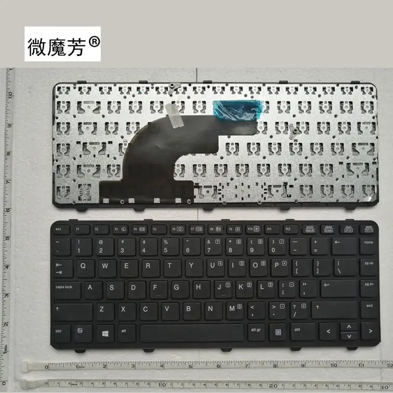Новая Черная английская клавиатура для ноутбука HP 640 G1 645 с указательными