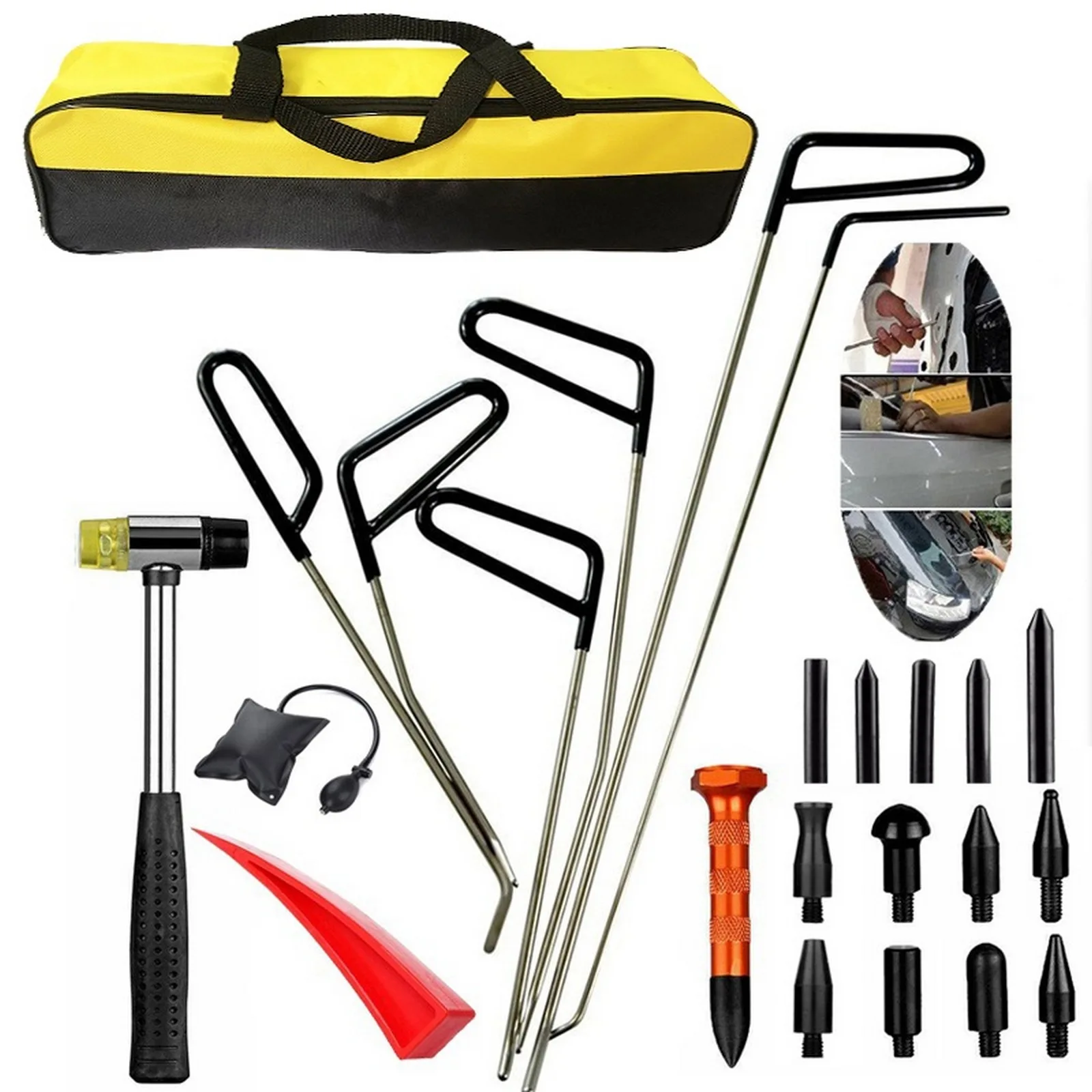 Набор для удаления вмятин на автомобиле инструмент ремонта кузова автомобиля