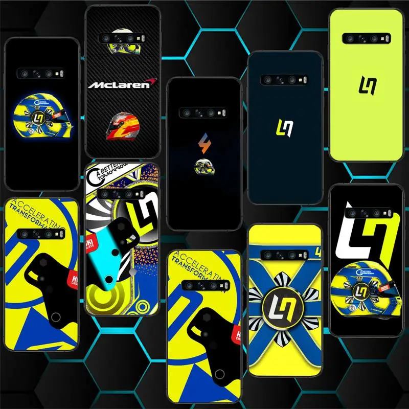 

F1 Formula 1 Lando Norris Racing Phone Case For Samsung S8 S9 S10 E S20 S21 S30 5G Edge plus lite Cover Fundas Coque
