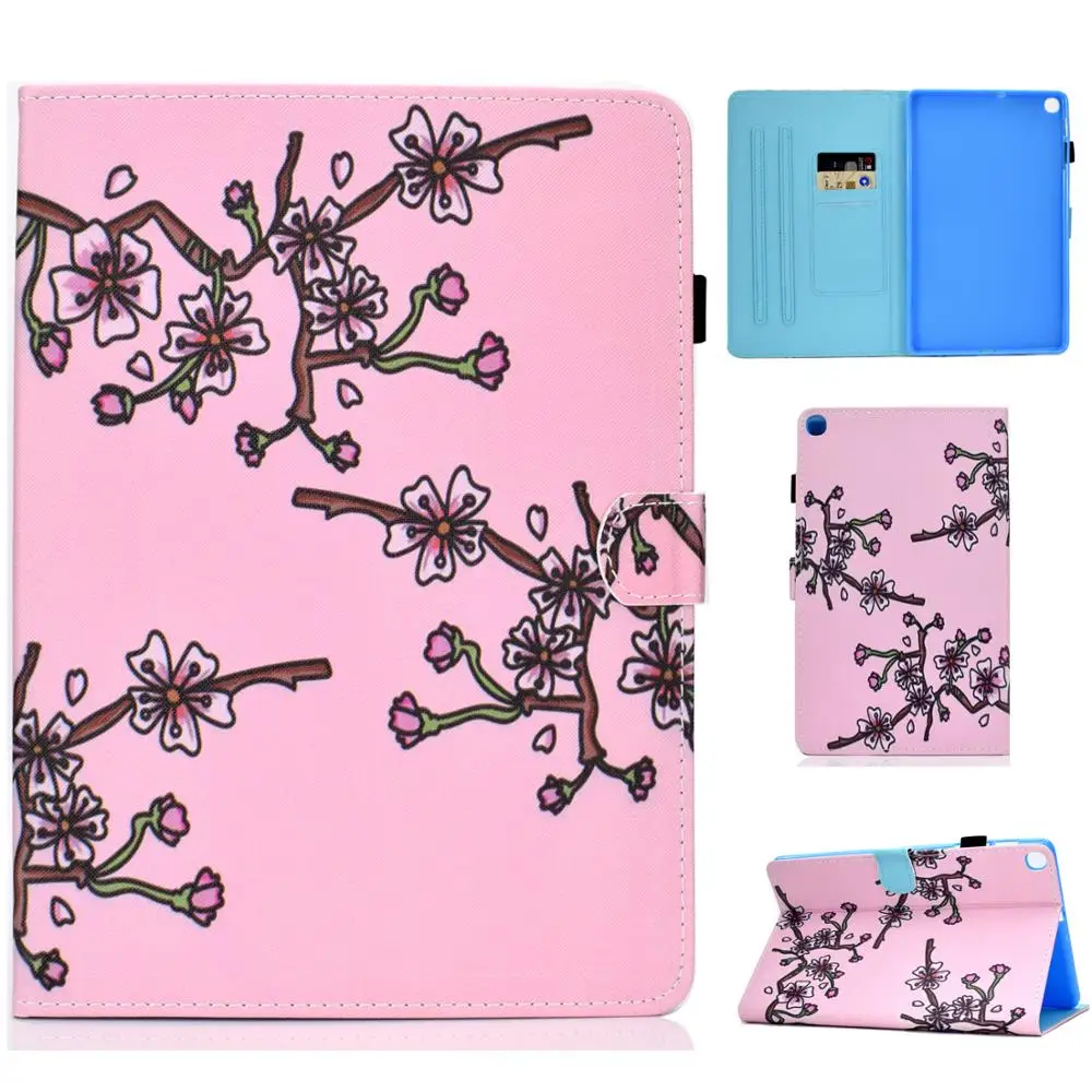 Чехол для планшета Samsung Galaxy Tab S6 Lite чехол Kawaii Panda кожаный SM P610 P615 10 4 дюйма + ручка |