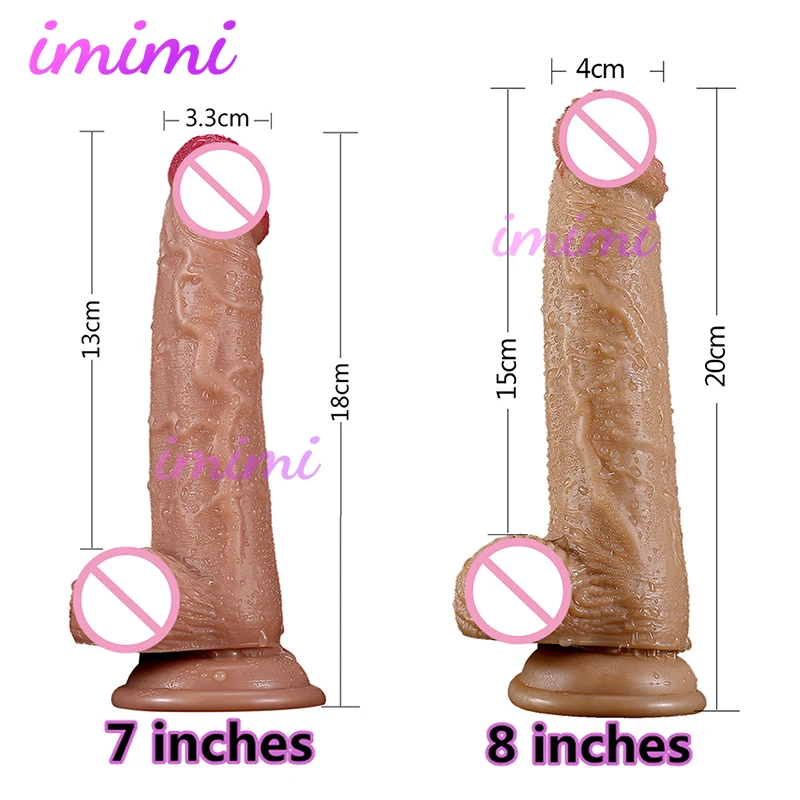 Мягкие Реалистичные фаллоимитаторы с зазубринами 7 8 дюйма фаллоимитатор для