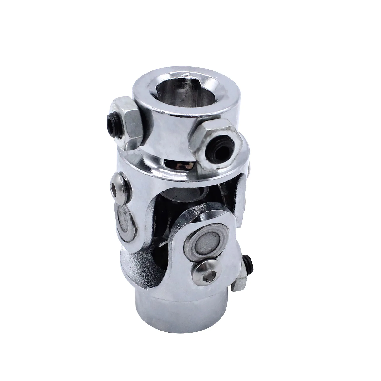 

New AOZBZ 3/4inch DD Stainless Steel Steering U-Joint Universal Steering Shaft Dia Rotatable U Joint Car Accessory
