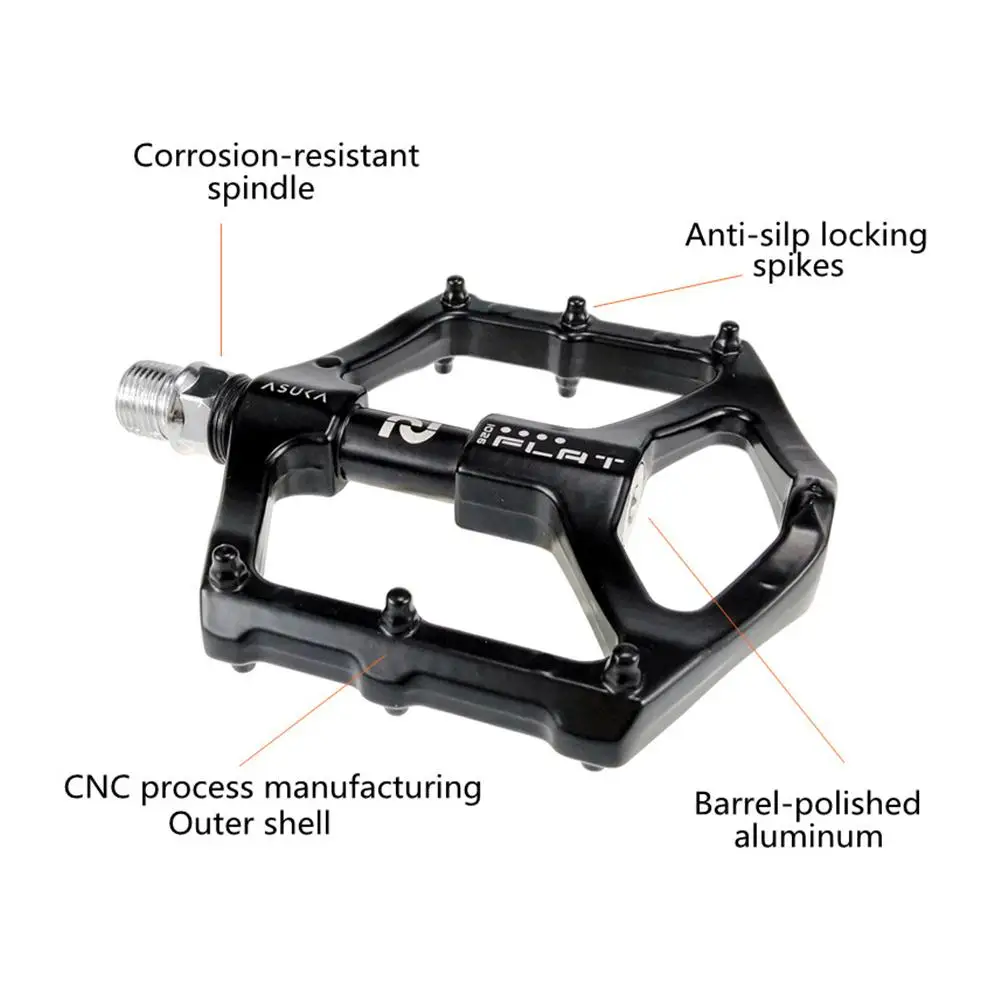 Ультра-светильник горный велосипед MTB педали плоская платформа большие ноги