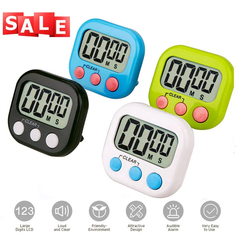 

Многофункциональный кухонный таймер, будильник, практичные принадлежности для домашнего приготовления пищи, кухонные принадлежности, инс...