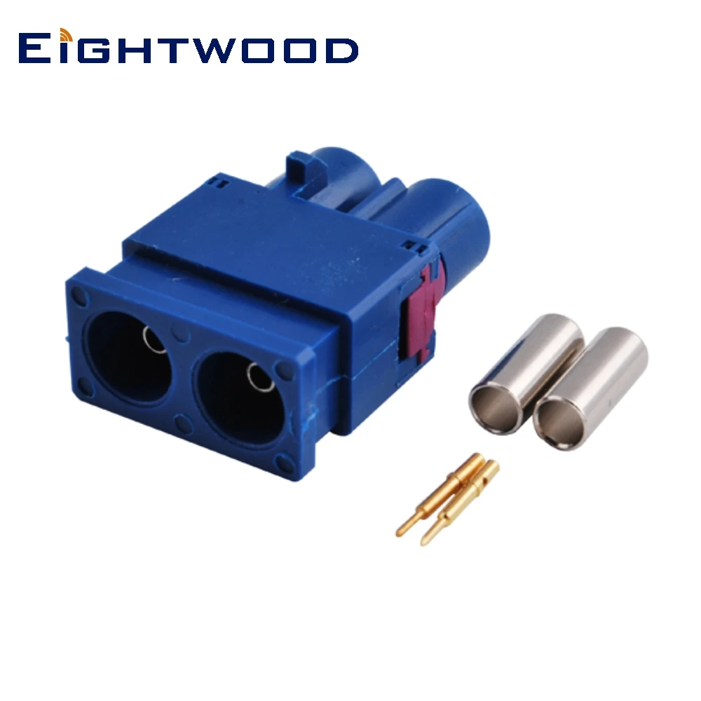 Eightwood SH-LINK D type штекер Fakra Мужской коаксиальный разъем RF со штекерами RG174 RG316 кабель