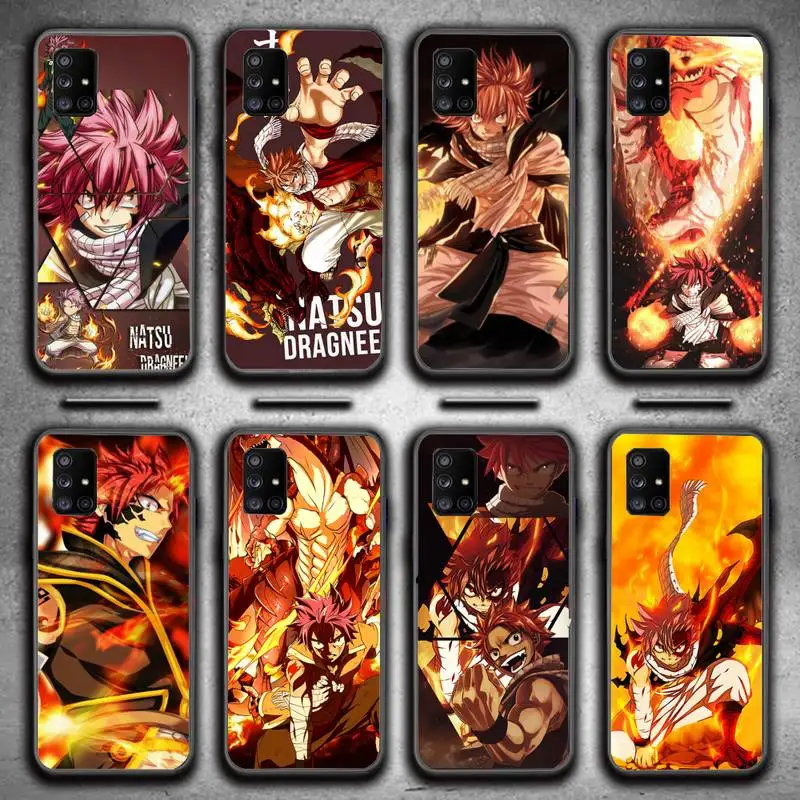 

Fairy Tail Natsu Dragneel Fire Phone Case for Galaxy J2pro J4 J5 J6 J7 plus J5 prime J72016 2018 M 10 20 30 funda Cover