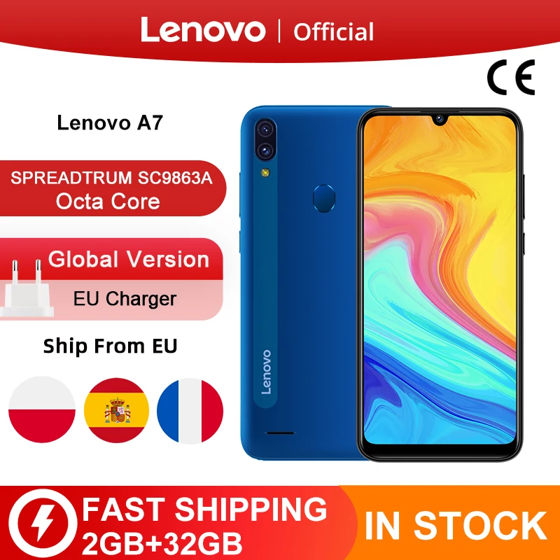 Новый Lenovo A7 смартфон на базе восьмиядерного процессора 2 Гб оперативной памяти 32