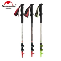 naturehike ultralight walking poles adjustable trekking poles telescopic scandinavian walking sticks anti shock hiking stick