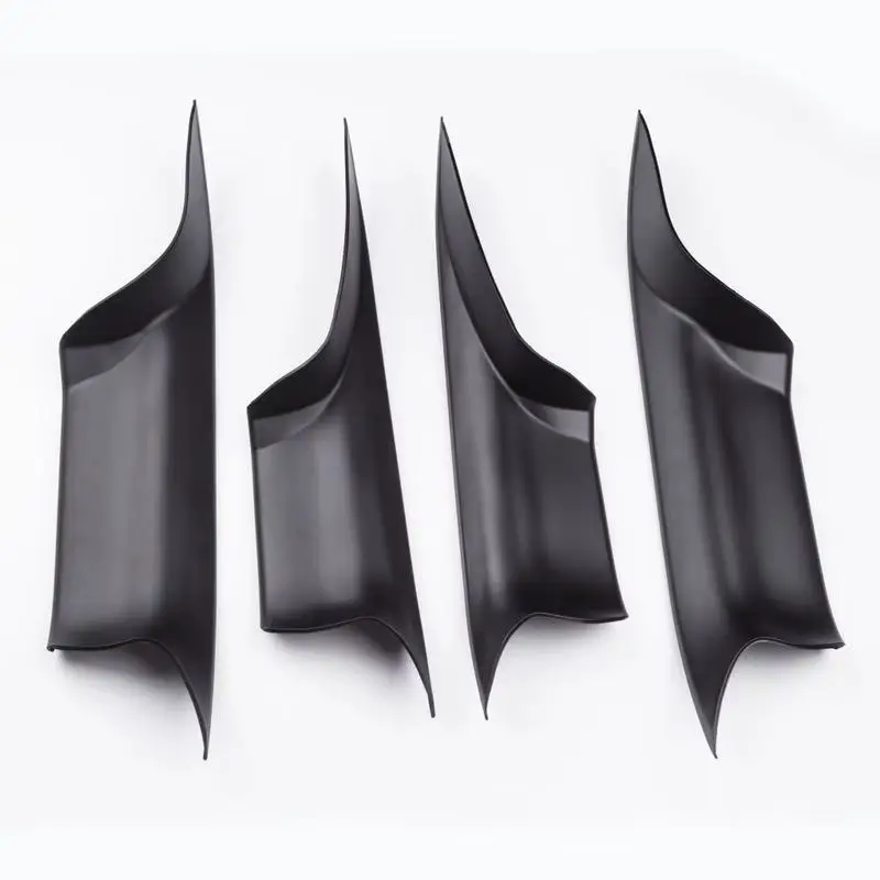 Автомобильная внутренняя дверная ручка черного кремового углеродного волокна