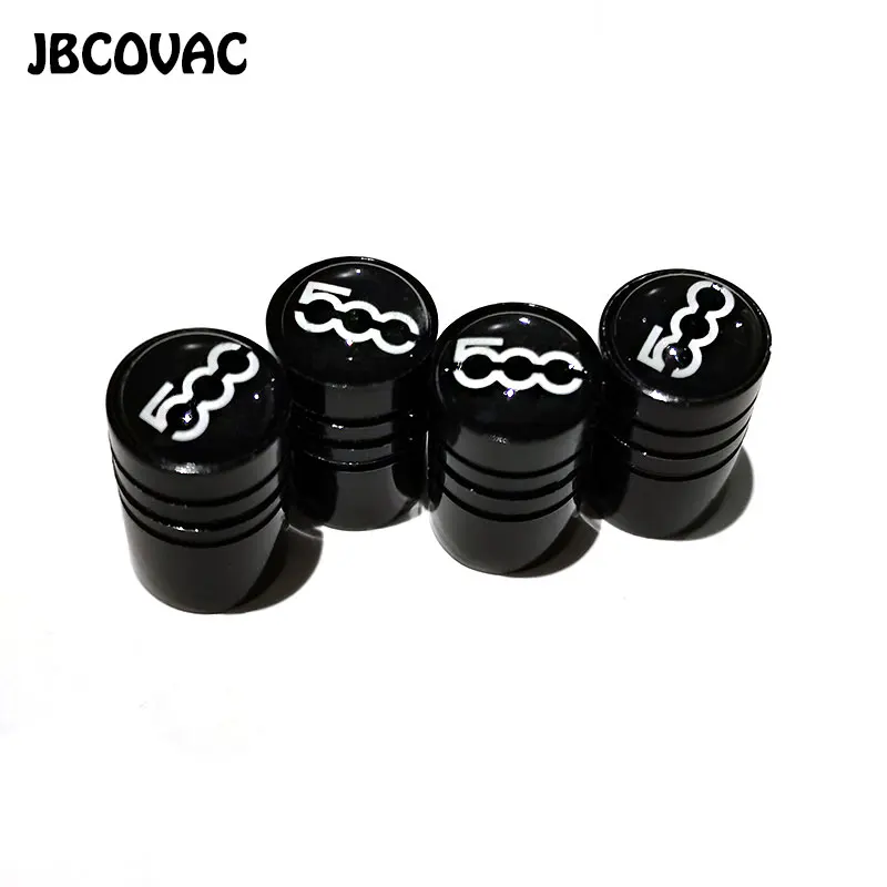 4 шт. автомобильные аксессуары колпачки на клапан наклейка чехол для Fiat 500 Punto Abarth