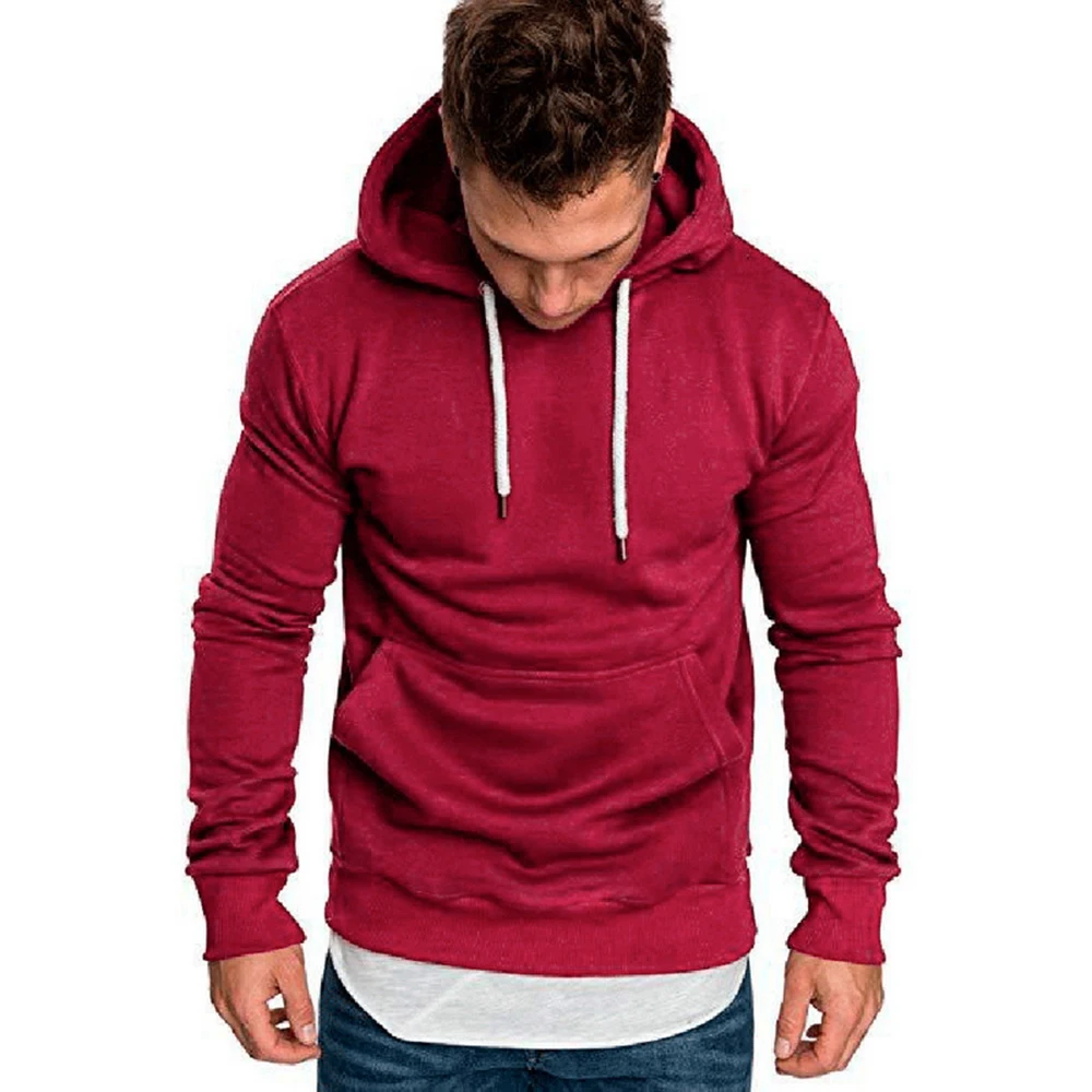 Style 2-Red CALOFE, мужской тренировочный свитер, камуфляжные пуловеры, для тренажерного зала, фитнеса, мужские свитера для бега, с карманами, военные толстовки с капюшоном - Цвет: Style 2-Red