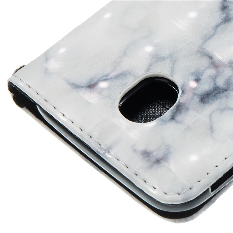 3D мраморный Плетеный Бумажник кожаный чехол для телефона Samsung Galaxy J3 J5 J7 2017 года Eur