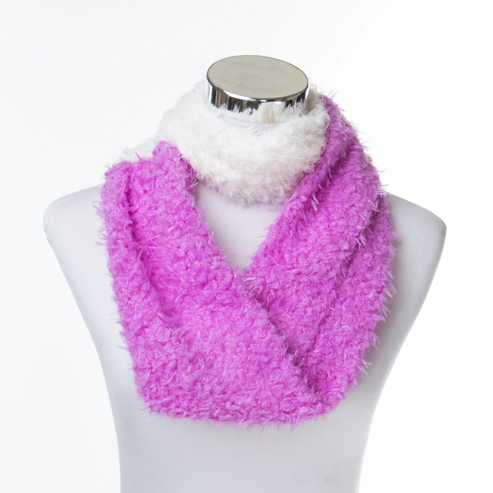 Новинка 2020 женские пушистые зимние шарфы теплые кольца BZ6904|Женские шарфы| |