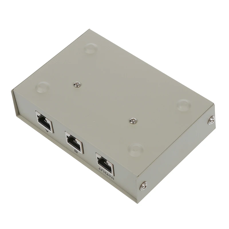 RJ45 8P8C сеть/телефон AB двусторонний ручной коммутатор|Сетевые концентраторы| |