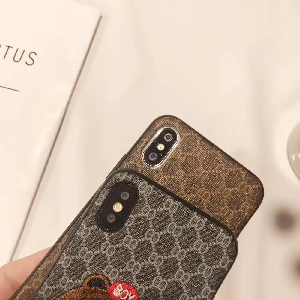 Чехол для телефона moschi Bear iPhone 6 7 8 Plus X 11 Pro XS MAX XR 2019 Модный чехол с мультяшным