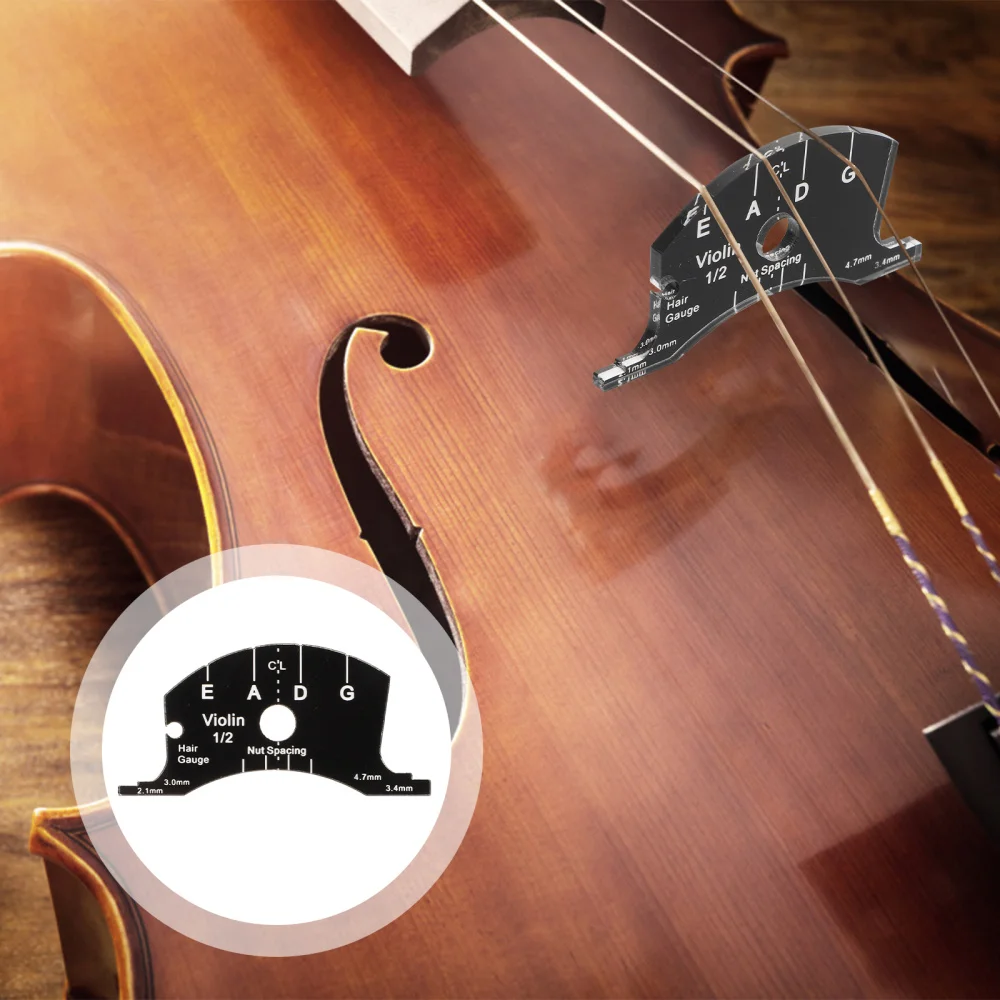 

1Pc Practical Violin Bridge Practical Violin Part Useful Violin Accessory Black