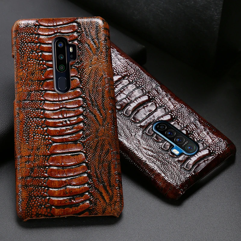 Фото Чехол для телефона из натуральной кожи Realme 3 5 6 X Lite XT X2 X50 Pro Q Чехлы Текстура Кожа (купить)