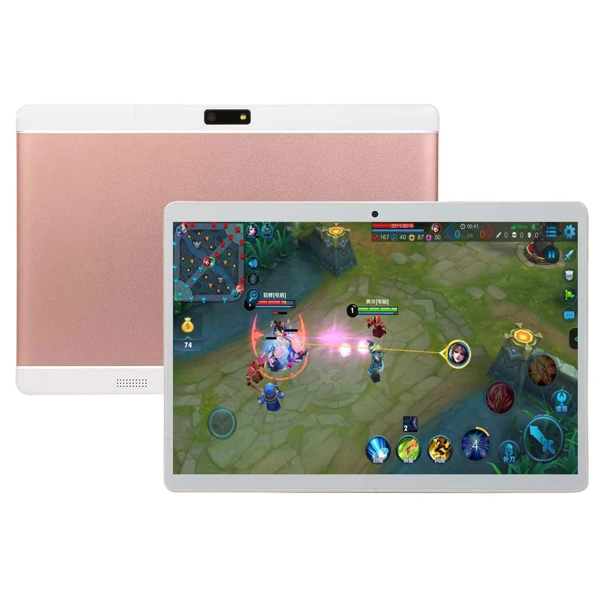 10,1 дюймов HD планшет камеры/SIMs Восьмиядерный 3g вызов Tab PC 6+ 128 Гб 9000 мАч Двойной gps WIFi bluetooth 4,0 Pad android 8,0 tab - Цвет: Rose Gold