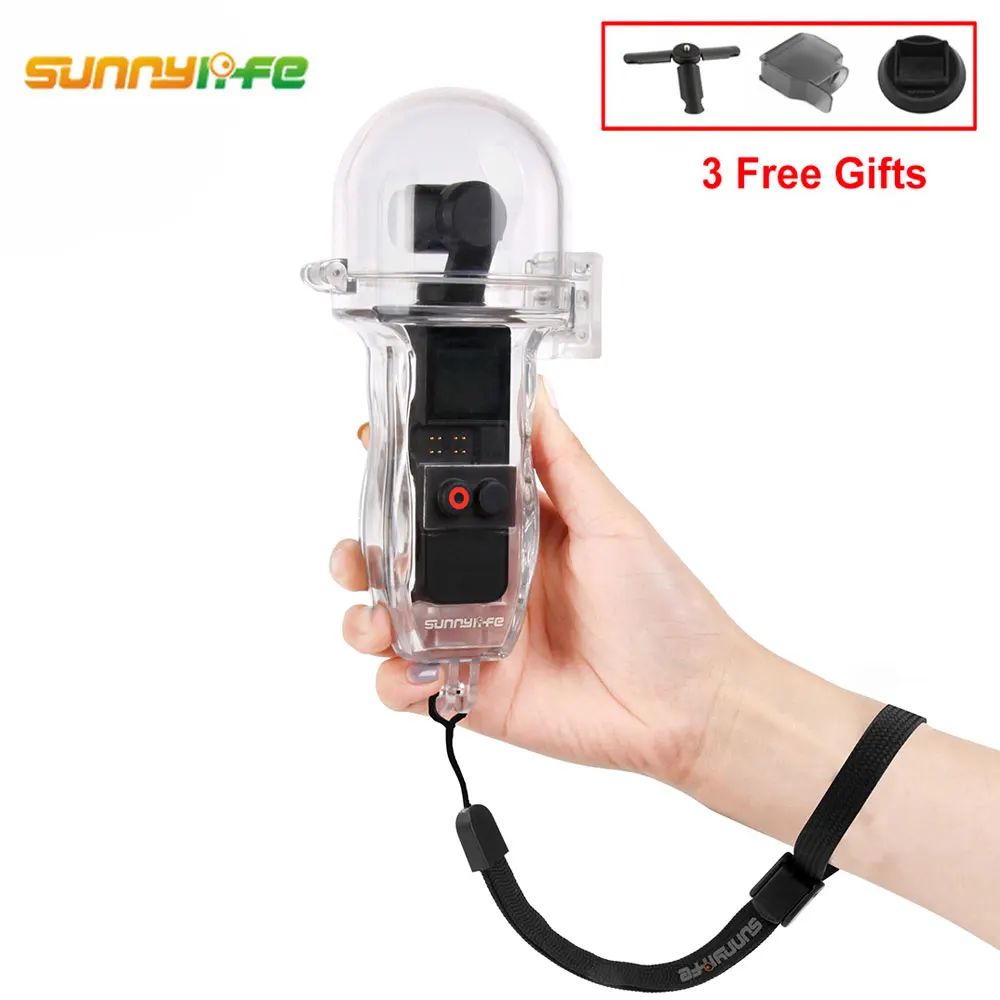 dive case PGYTECH для DJI Osmo карманные аксессуары ND CPL фильтры для камеры Osmo Карманный держатель для телефона водонепроницаемый чехол карданный Чехол подставка часть - Цвет: dive case
