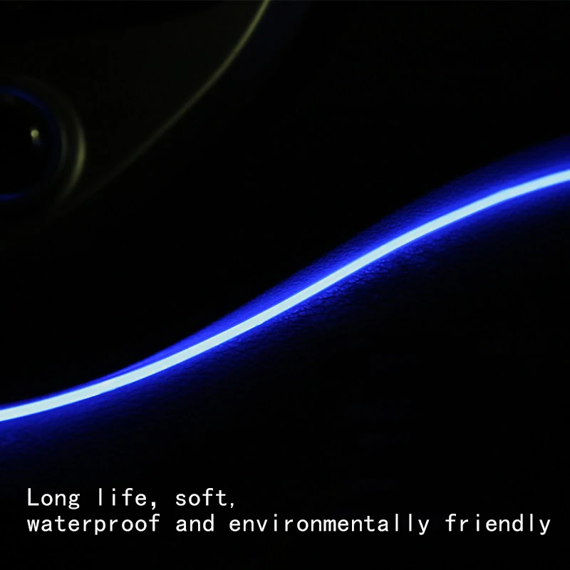 Купить Светодиодная лента для приборной панели автомобиля, декоративная светильник вая лента для Hyundai Tucson 2015 2016 2017 2018 2019 2020, аксессуары для интерье...