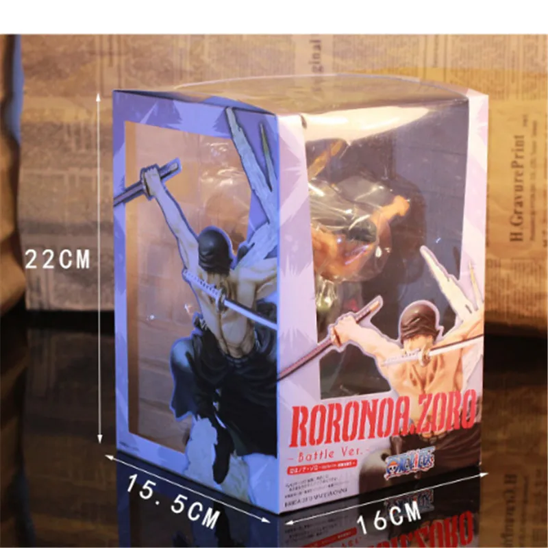 Один кусок Zoro Ronoa 3D2Y три ножа Phantom Ghost Cut Ver. Саурон ПВХ фигурка коллекция модель подарок Луффи 21 см