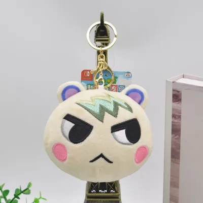 

Two-Dimensional Animal Forest Surrounding Raccoon Keychain Pendant Kohlrabi Leaf Pillow Key Ring Senyouhui Perch Purse Keychains