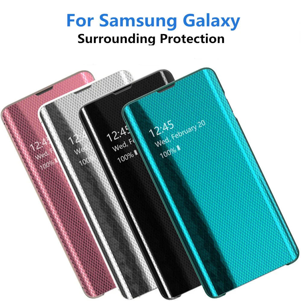 Зеркальный флип-чехол для Samsung Galaxy A30 A70 A50 чехол смартфона a20e A 30 50 70 50a 30a 70a a20s чехлы
