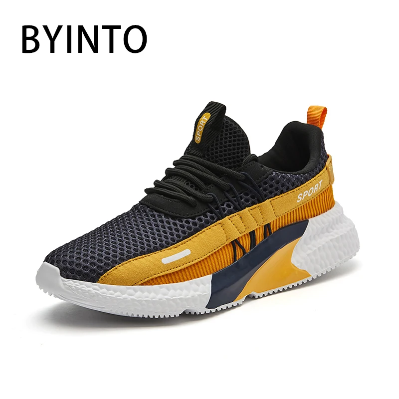 

2020 Men Sport Tennis Shoes Super Light Breathable Air Mesh Upper Cushioning Sneakers Male Gym Non-slip Footwear Tenis Masculino