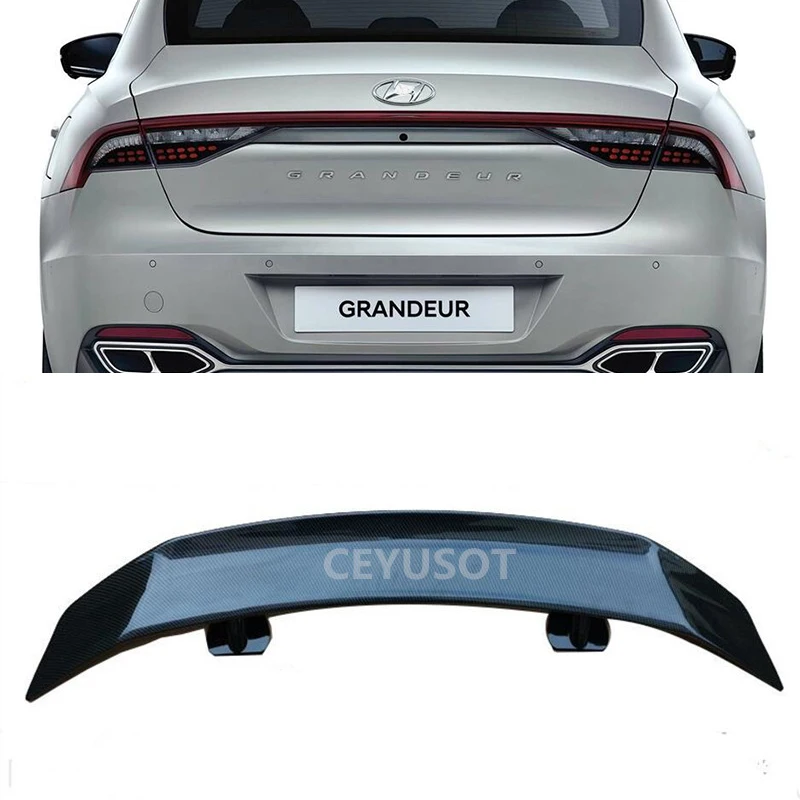 

Универсальный Спойлер GT для крыла Hyundai AZERA великолепный ABS украшение для багажника автомобиля задняя губа задний хвост аксессуары комплект ...