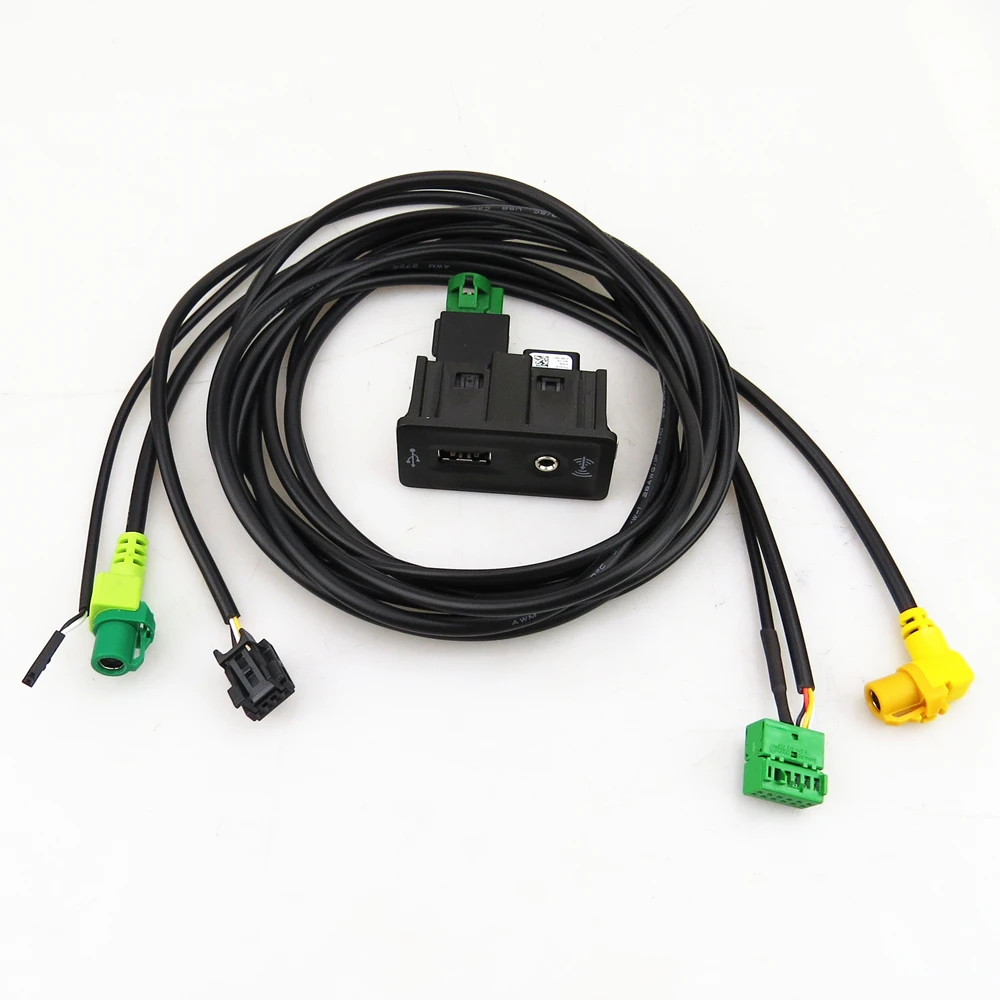 READXT аксессуары для салона автомобиля CarPlay адаптер USB вспомогательный переключатель MDI USB AMI Разъем Жгут кабель для гольфа 7 MK7