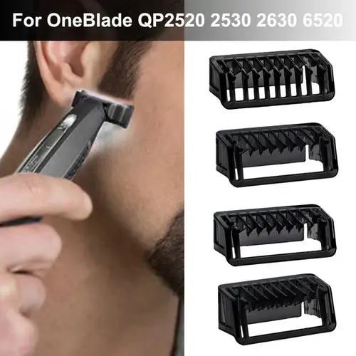 

ABS Limit Comb Hair Removal Guide Comb Smooth Professional Hair Clipper 1 2 3 5mm Hair Guide Attachment Comb For OneBlade