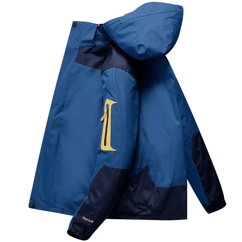 Наружная водонепроницаемая куртка для мужчин походная одежда флисовая 3 слоя ПУ