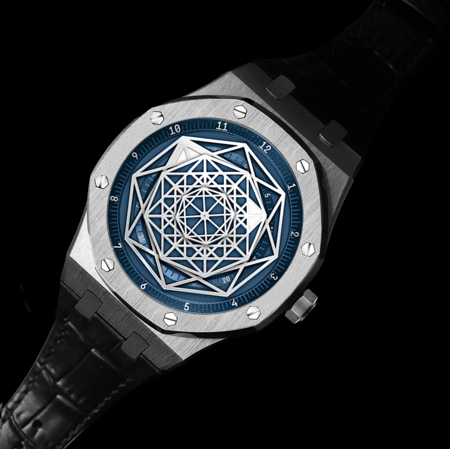 DIDUN часы Мужские механические Автоматические лучший бренд Роскошные модные