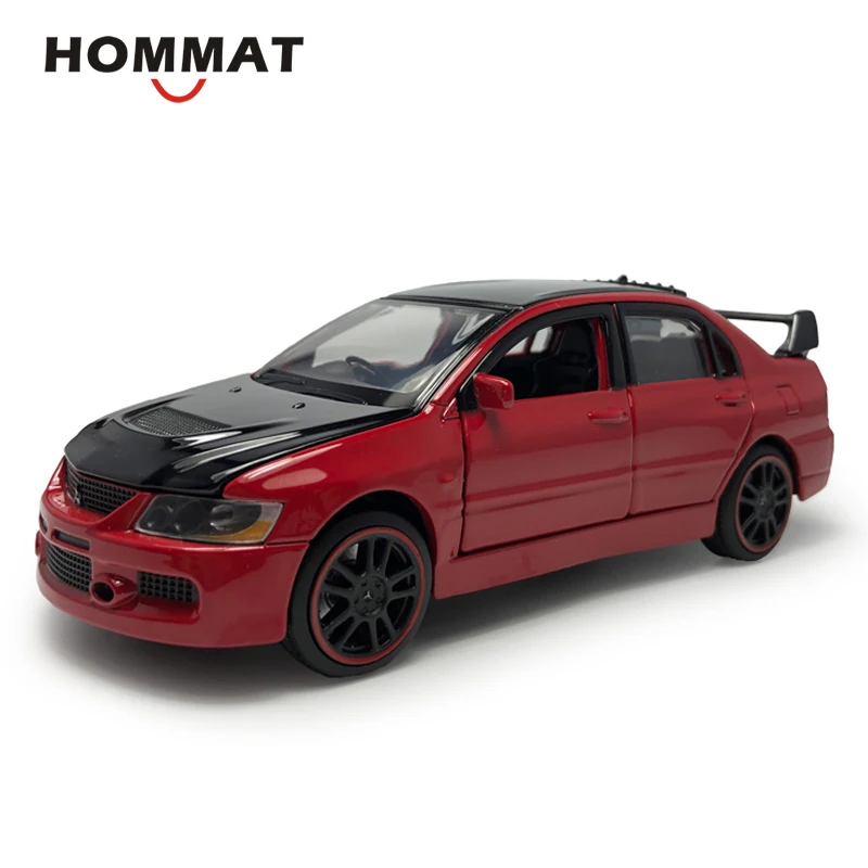 HOMMAT масштаб 1:32 Mitsubishi Lancer Evolution EVO IX Литые металлические игрушечные автомобили