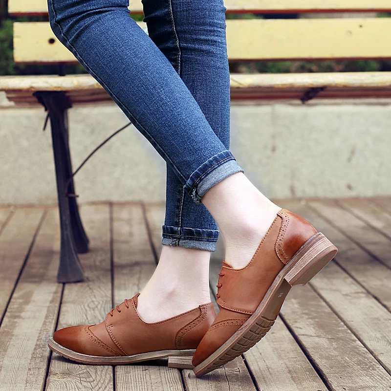 Новинка 2020 женские туфли формальные классические в стиле броги женская