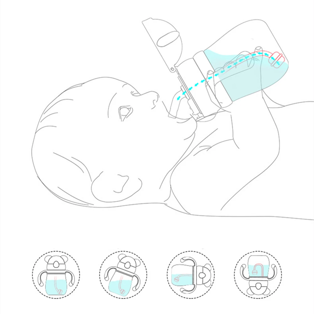 250ml Baby Feeding Cup with Straw Children Learn Drinking Bottle Kids Training With Taza De Bebe New | Мать и ребенок