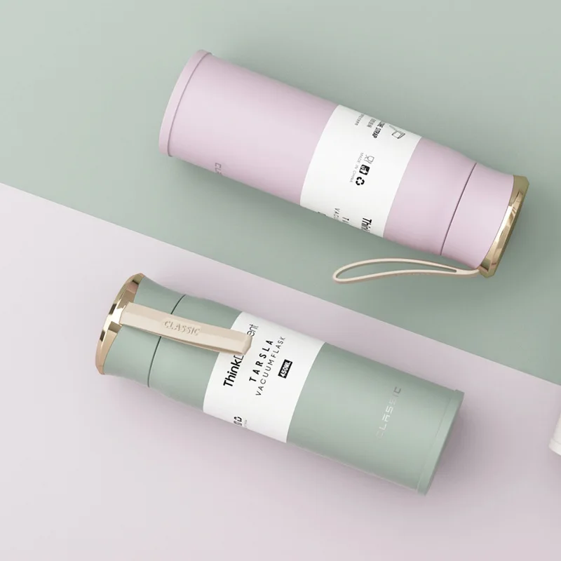 

450ML Quality Travel Mug Vacuum Flasks Stainless Steel Thermos Bottle Car Thermo Cup Coffee Tea Portable Student Thermo Mug