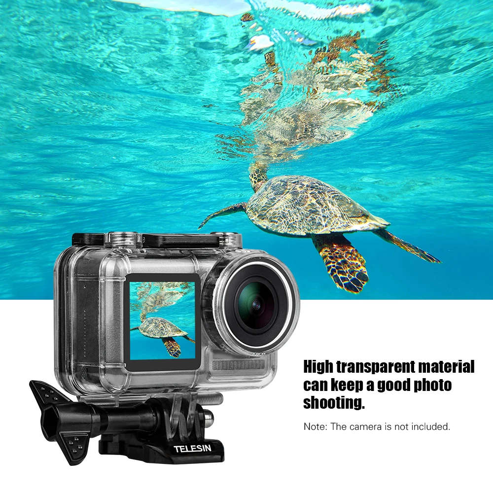 TELESIN 40 м подводная спортивная камера аксессуар чехол Защитный корпус для