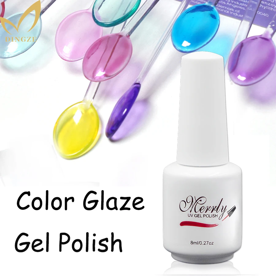 Полупрозрачный Гель-лак витражные стекла великолепный УФ светодиодный