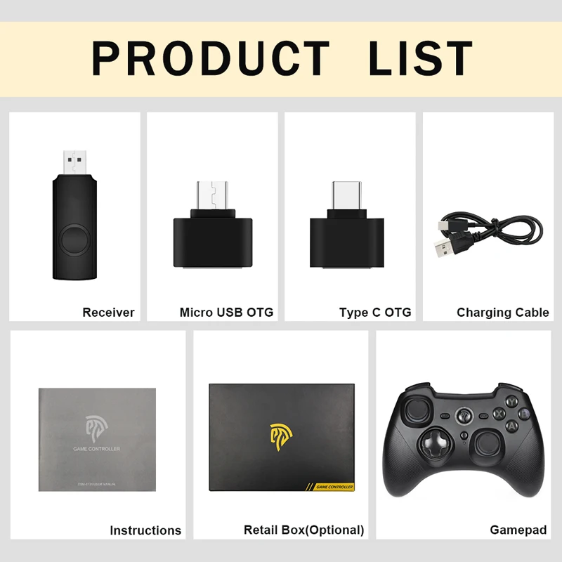 Беспроводной игровой контроллер с двойной вибрацией геймпад для PS3 консоли ESM-9101 джойстик для ПК Xiaomi Mi tv BOX
